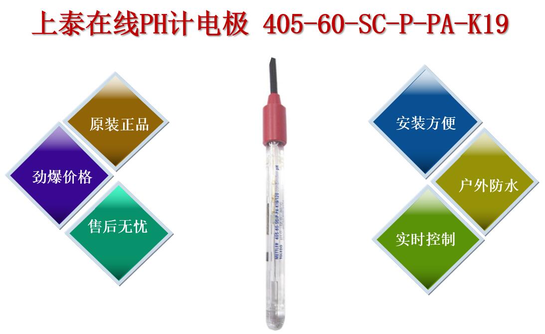 上泰在線PH計電極405-60-SC